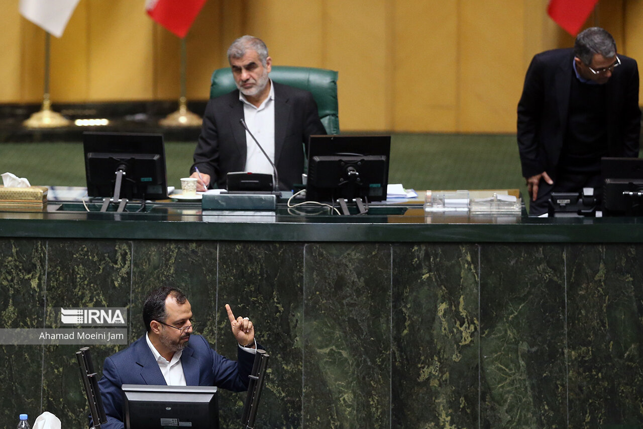 حضور وزیر بهداشت و اقتصاد در صحن علنی مجلس