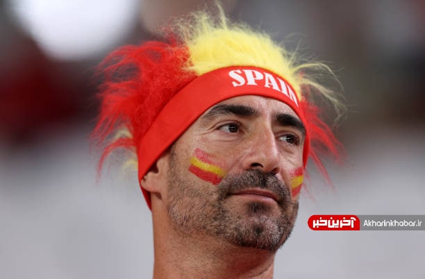 شور و هیجان هواداران اسپانیا