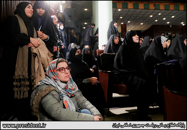 عکس/ روز پرهیاهوی دانشگاه تهران با حضور رئیس جمهور