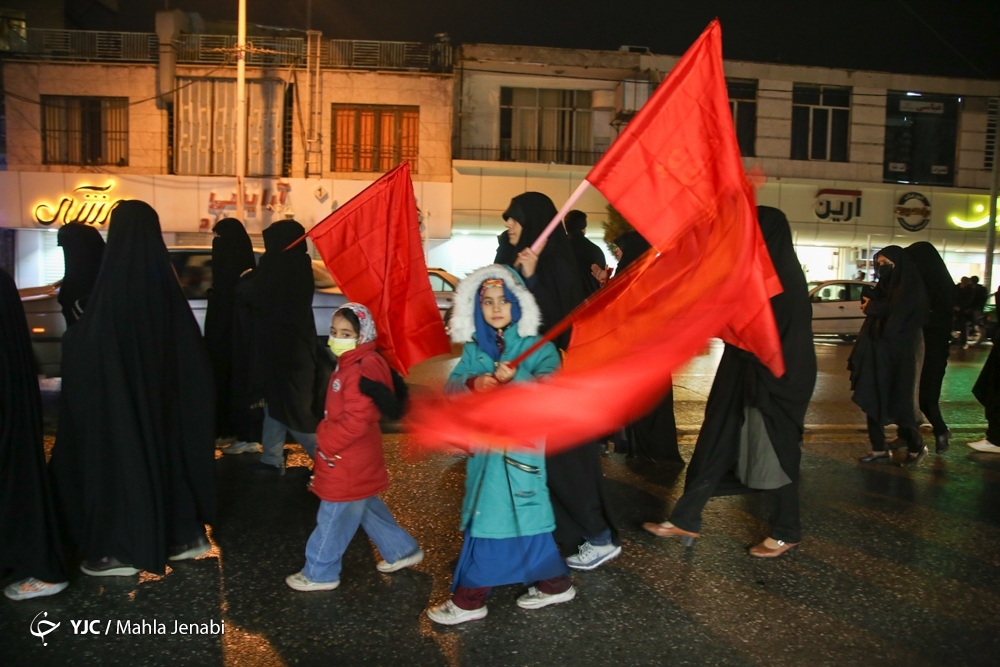 عکس/ عزاداری شب شهادت حضرت زهرا (س) در کرمان