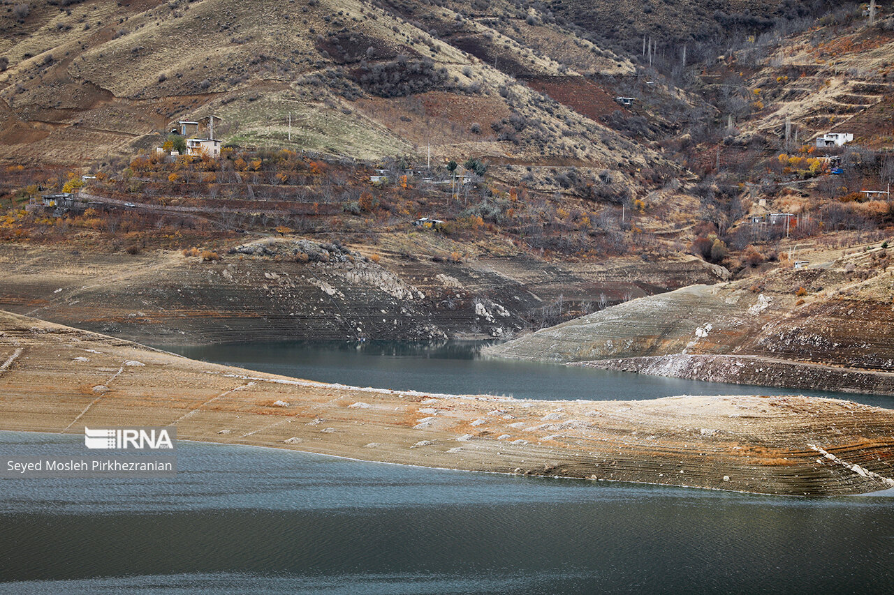 عکس/ وضعیت آبی سد گاوشان در استان کردستان