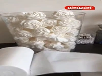 گلی از جنس دستمال کاغذی! 