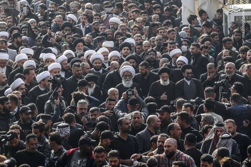 عکس/ راهپیمایی بزرگ فاطمیه در نجف اشرف