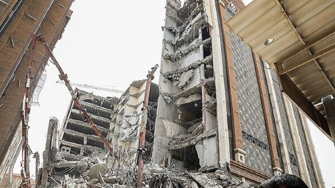 پایان عملیات تخریب باقی‌مانده ساختمان«متروپل» تا ۱۸ آذرماه