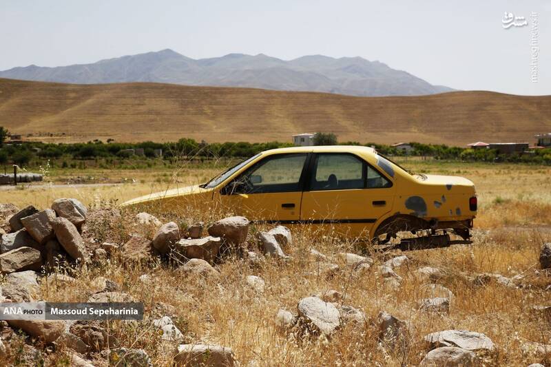 خودروهای رها شده در طبیعت