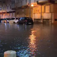 باران شدید باعث سیل در لیسبون پرتغال شد