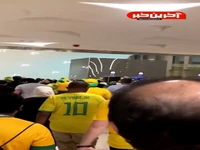 جام‌جهانی/ هواداران پرشور برزیل در راه ورزشگاه