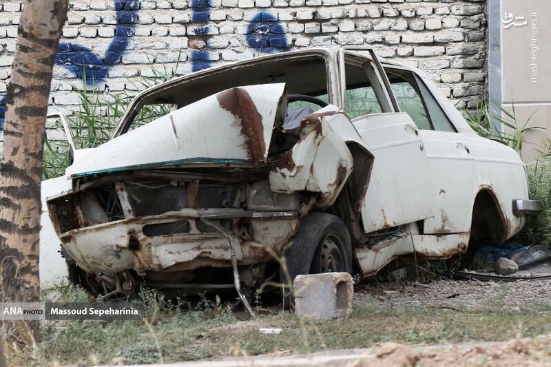 خودروهای رها شده در طبیعت