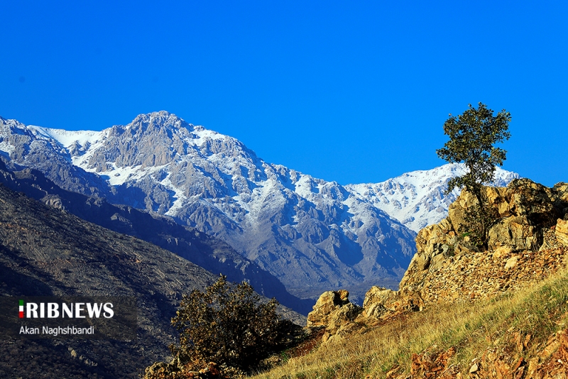 طبیعت زمستانی منطقه اورامانات کردستان