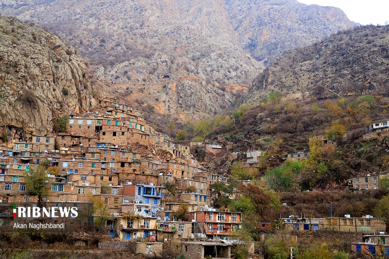 طبیعت زمستانی منطقه اورامانات کردستان