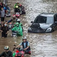 بارش شدید باران و سیل در اندونزی