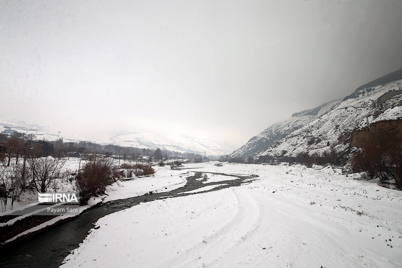 عکس/ بارش برف در تهران