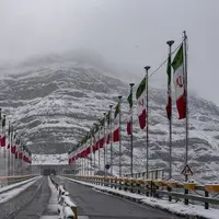 بدون زنجیر چرخ به جاده‌های کوهستانی البرز نروید