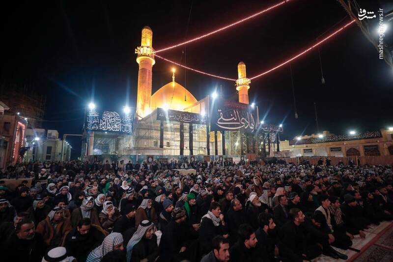 عکس/ سامرا در شام شهادت امام هادی(ع)