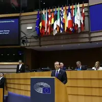 ادعاهای رییس رژیم صهیونیستی علیه ایران در پارلمان اروپا