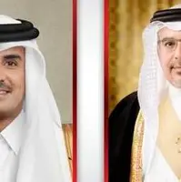 اولین تماس تلفنی ولیعهد بحرین با امیر قطر از زمان آشتی