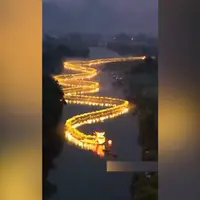 رودخانه‌ای در چین میزبان اژد‌های طلایی 