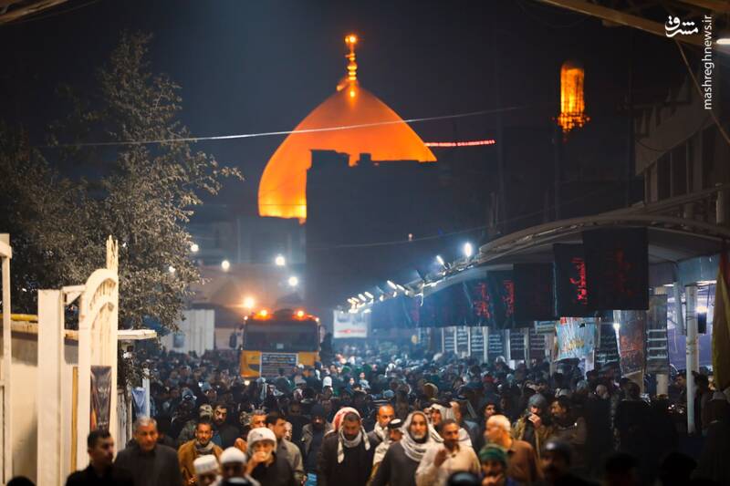عکس/ سامرا در شام شهادت امام هادی(ع)