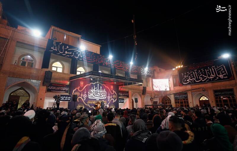 عکس/ سامرا در شام شهادت امام هادی(ع)