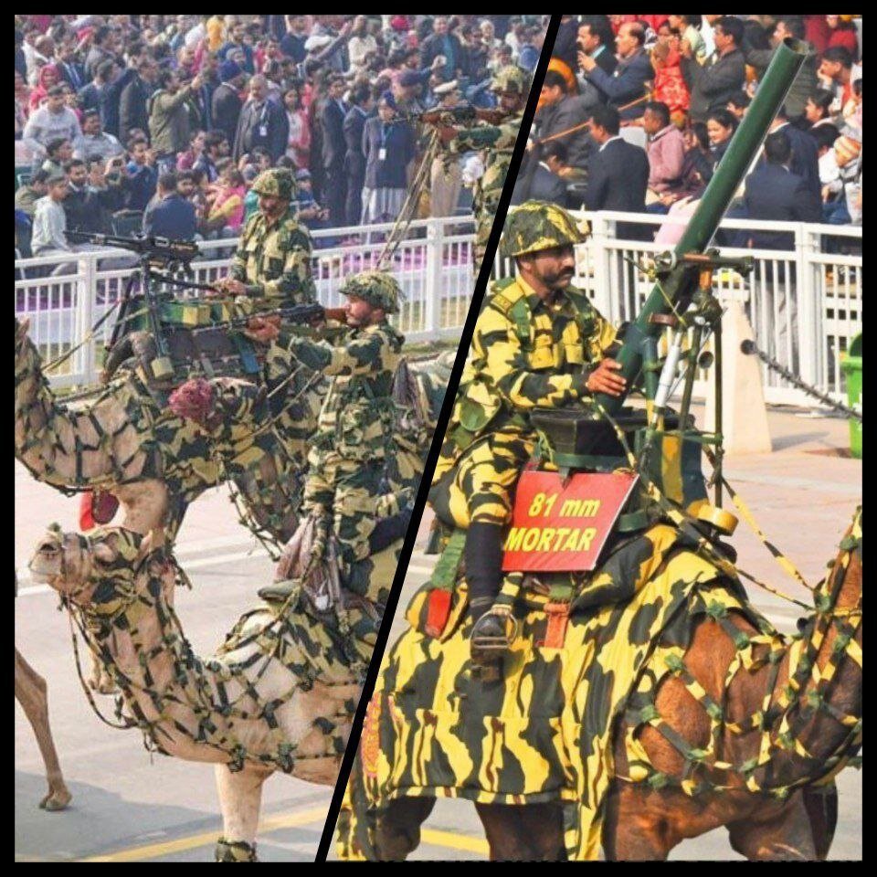 ادوات باورنکردنی ارتش زمینی هند؛ شتر مجهز به خمپاره‌انداز!