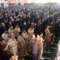 عکس/ نمازگزاران بوشهری اهانت به ساحت قرآن کریم را محکوم کردند