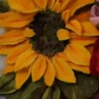 آموزش کچه دوزی یک گل زیبا روی لباس