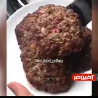 چپلی کباب غذای خوشمزه افغانی