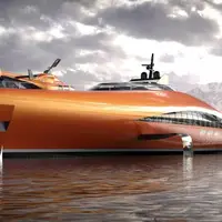 معرفی قایق تفریحی ۸۰ میلیون یورویی با بال‌های غول پیکر