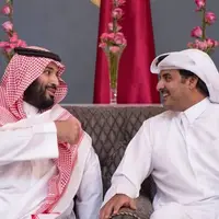 حضور بن سلمان و امیر قطر در پیست اتومبیلرانی