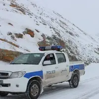 بارش برف و باران و لغزندگی راه‌های استان البرز
