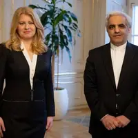 حضور سفیر ایران در مراسم هیات‌های دیپلماتیک رئیس‌جمهور اسلواکی