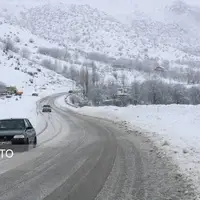 برف و باران در جاده‌های ۲۰ استان کشور 