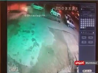 ویدئویی از تصادف شدید در شیراز