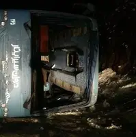 واژگونی اتوبوس در کامیاران با ۲۳ مصدوم