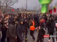 خشونت پلیس فرانسه در برابر اعتراضات ضد دولتی