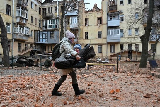 شهر جنگ زده «خارکیف» اوکراین
