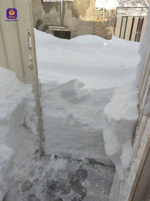 عکس/ حجم برف سنگین در چهارمحال و بختیاری