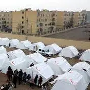 اردوگاهی که ۲۴ ساعته در مناطق زلزله‌زده خوی برپا شد