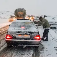 انسداد راه ارتباطی ۱۳۵ روستای اصفهان به دلیل برف و کولاک مسدود شد
