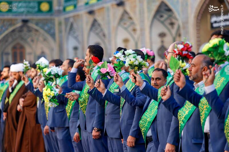 عکس/ مراسم جشن روز ولادت امام علی(ع) در حرم علوی