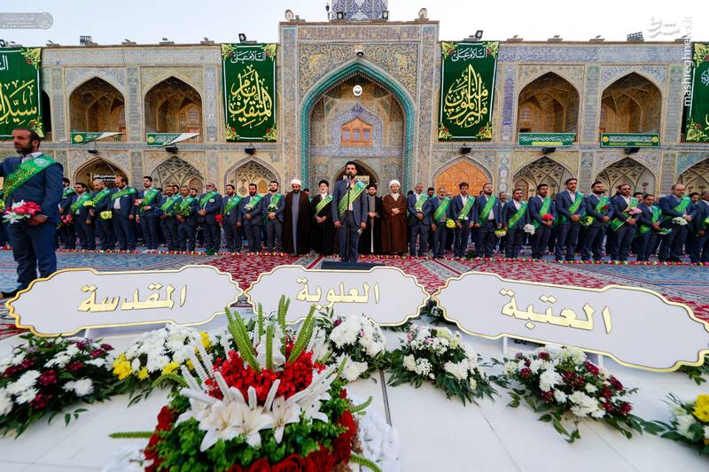عکس/ مراسم جشن روز ولادت امام علی(ع) در حرم علوی