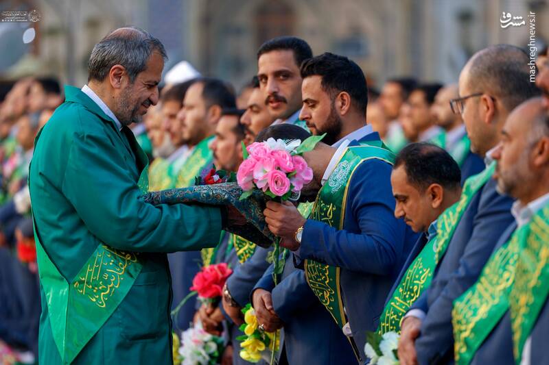 عکس/ مراسم جشن روز ولادت امام علی(ع) در حرم علوی
