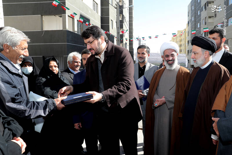  عکس/ افتتاح ۱۰ هزار واحد مسکونی با حضور رئیسی