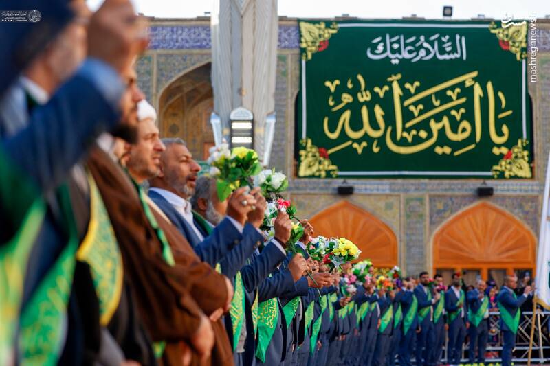 عکس/ مراسم جشن روز ولادت امام علی(ع) در حرم علوی