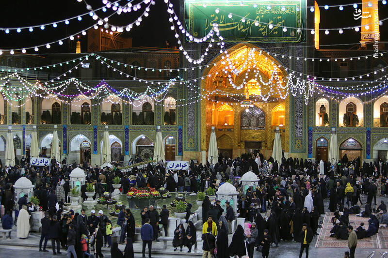 عکس/ جشن میلاد حضرت علی(ع) در حرم مطهر رضوی