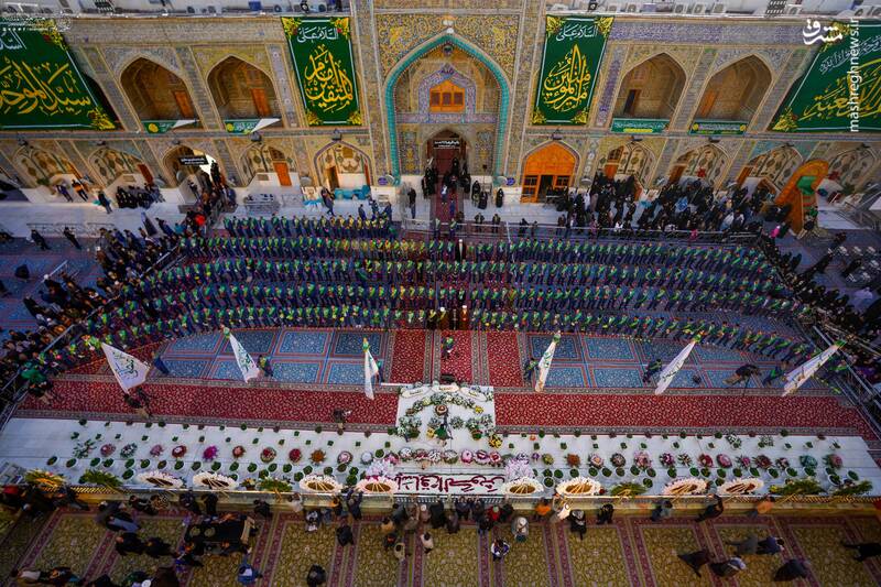 عکس/ مراسم جشن روز ولادت امام علی(ع) در حرم علوی