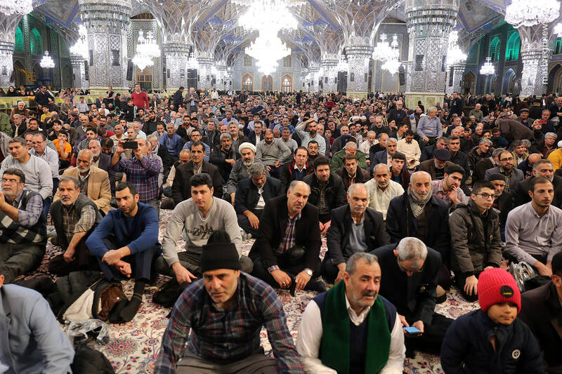 عکس/ جشن میلاد حضرت علی(ع) در حرم مطهر رضوی