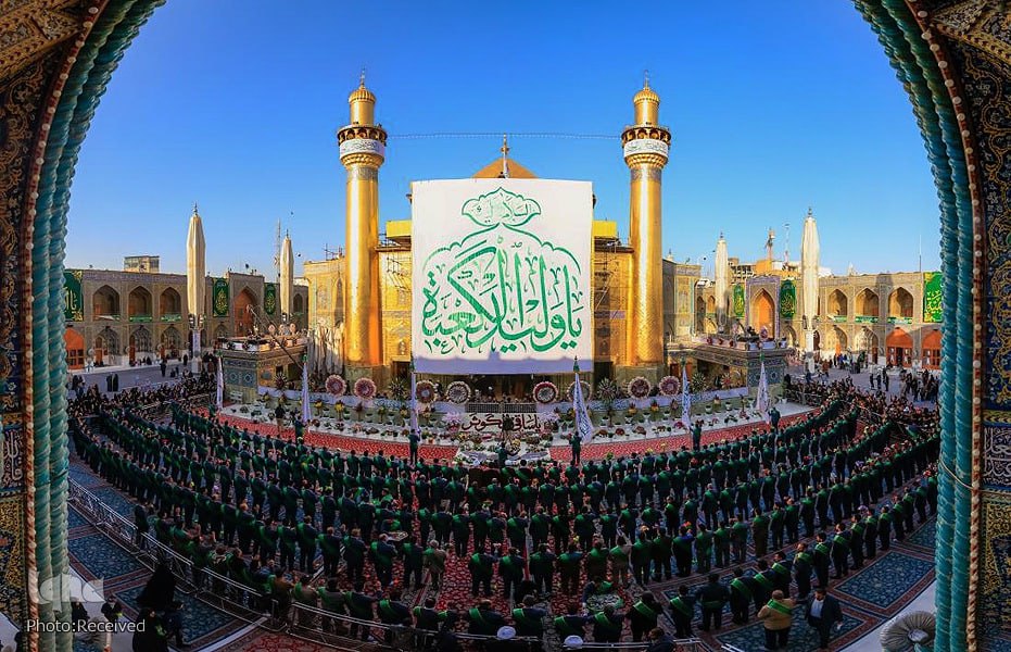 آستان مقدس امیرالمؤمنین علی(ع) در روز ولادت