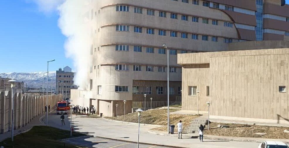 آتش‌سوزی در بیمارستان «جلیل» یاسوج مهار شد