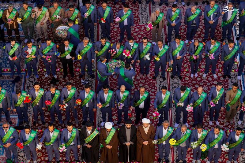 عکس/ مراسم جشن روز ولادت امام علی(ع) در حرم علوی